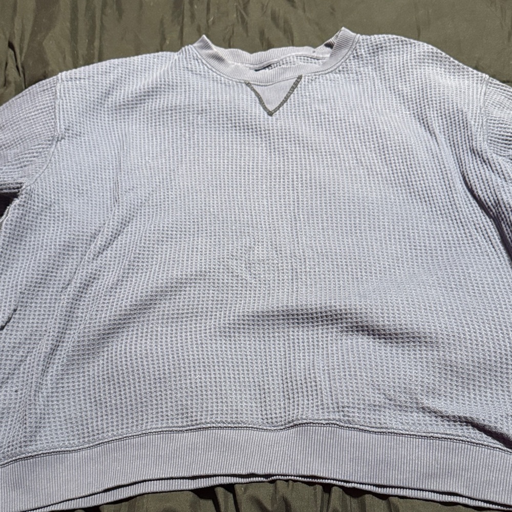 Aerie waffle sweatshirt size xl